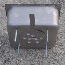 steam pan charcoal stove side bottom view
